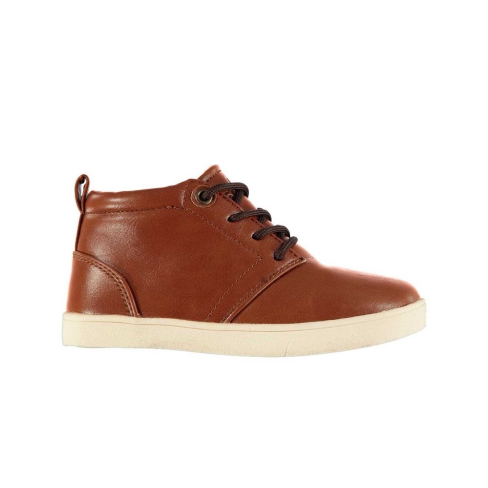 Soviet Kids Brown Whitehall Mid Height Lace Up Chukka Boot Sneakers Size 9